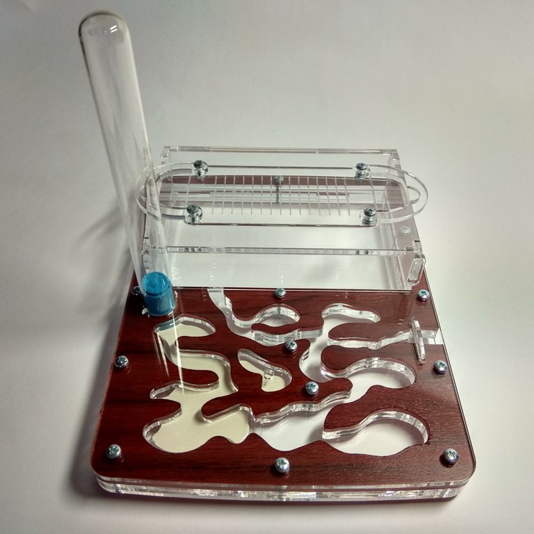 Муравьиная ферма мини темное дерево Формикарий