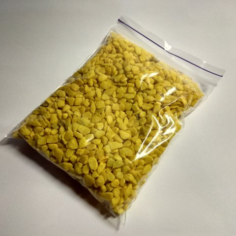 Желтые камни для декора