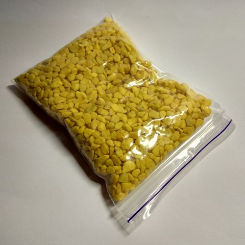 Желтые камни для декора